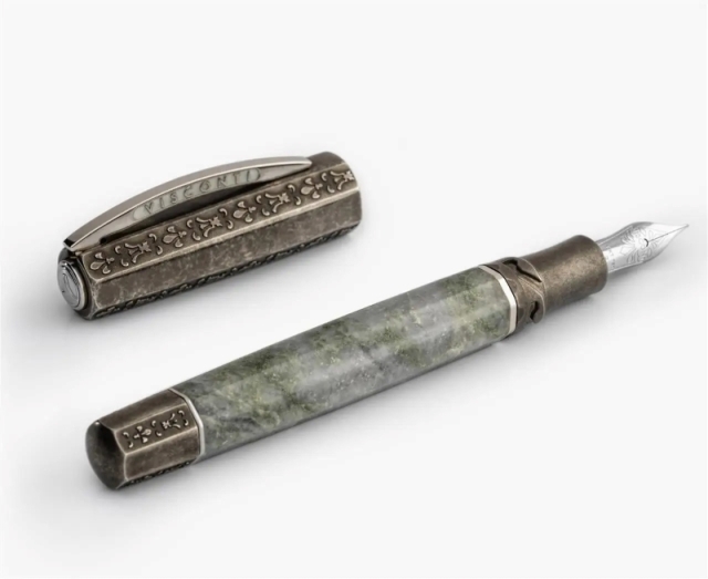 ビスコンティ 限定生産品　イル・マニフィコ　グリーンマーブル 万年筆 Visconti Il Magnifico Green Marble Fountainpen