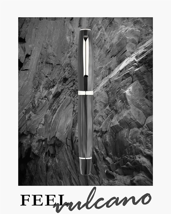 スクリーボ 限定生産品 フィール ヴルカーノ 万年筆 14Kフレックス/18K SCRIBO Feel Vulcano Fountain Pen