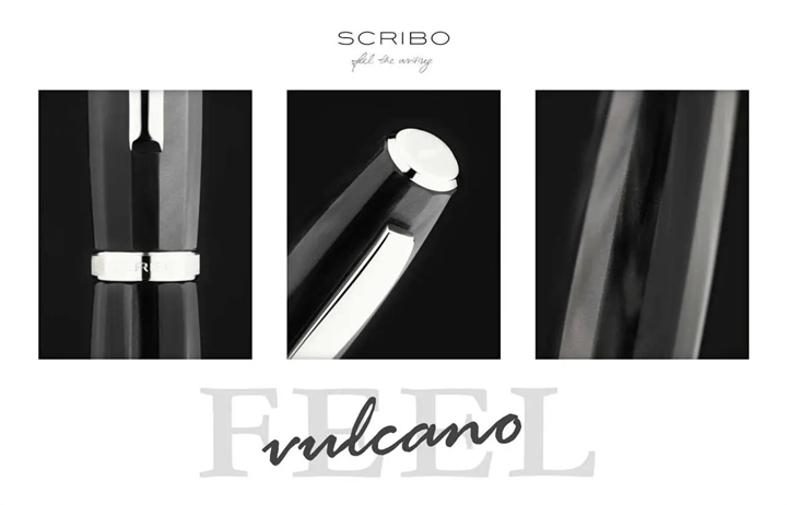 スクリーボ 限定生産品 フィール ヴルカーノ 万年筆 14Kフレックス/18K SCRIBO Feel Vulcano Fountain Pen